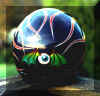 Evil eye on helmet