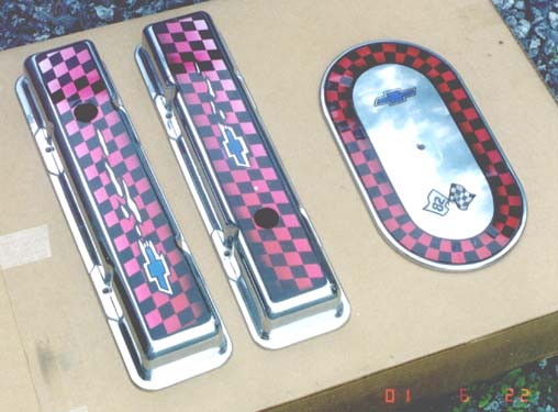 Painted on billet aluminum